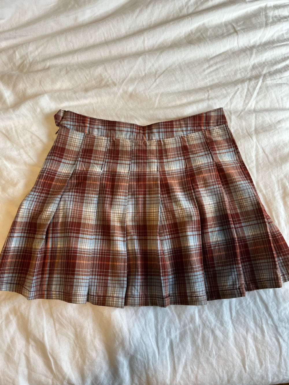 American Eagle Outfitters Plaid Pleated Mini Skirt - Picture 2 of 5